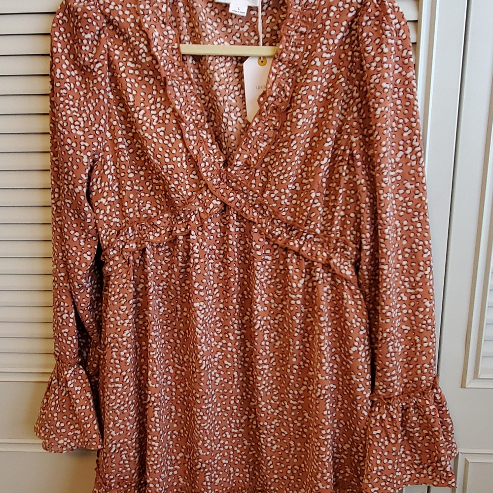Flouncy mini dress